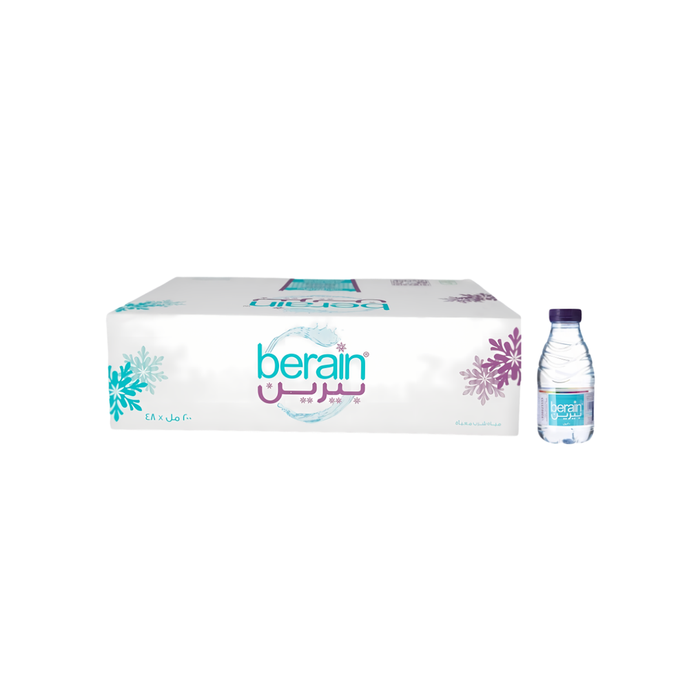 Berain Water 200ml carton of 48 bottles, Riyadh | Waterak
