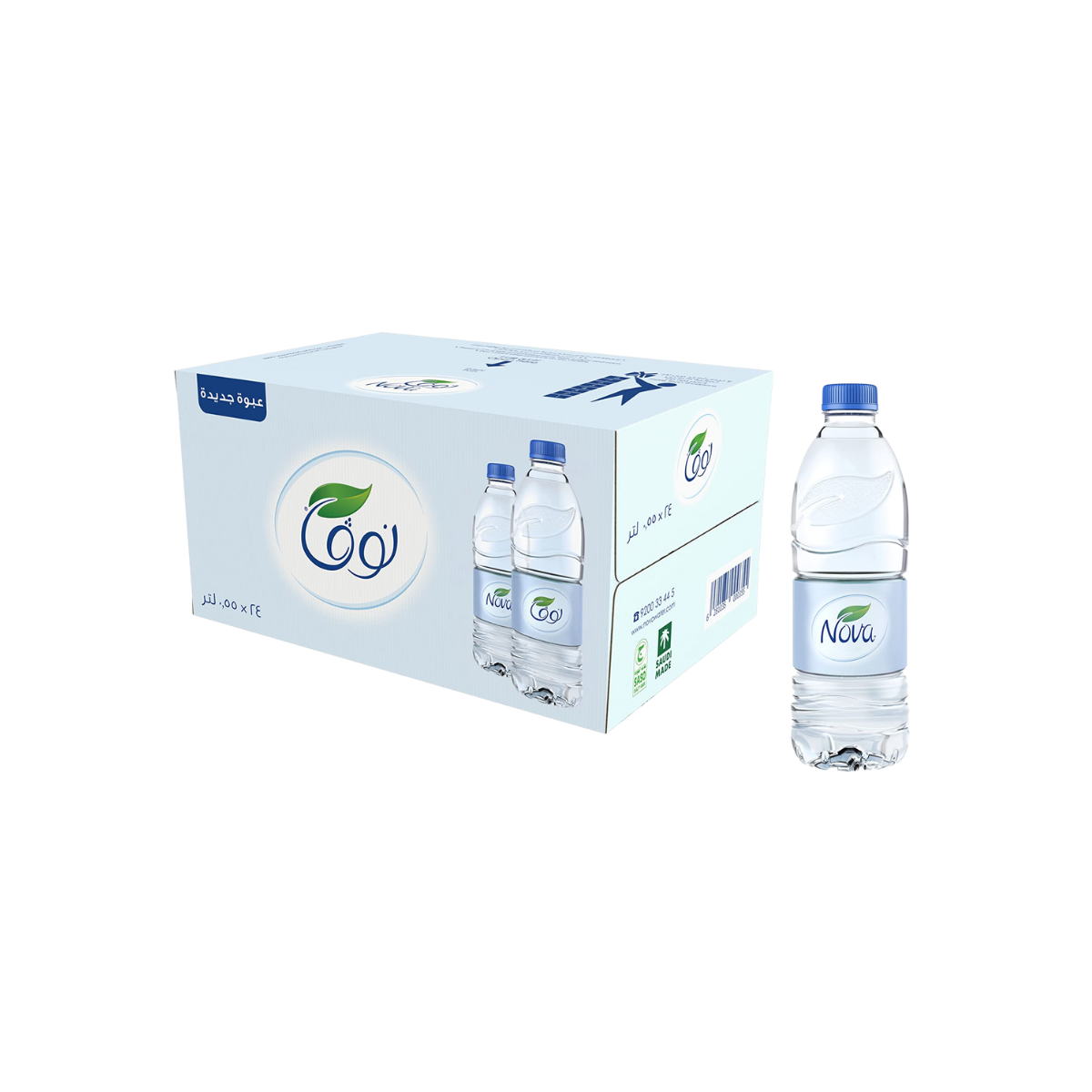Nova Water 550ml – Carton of 24 Bottles